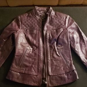 Bernardo genuine leather jacket small